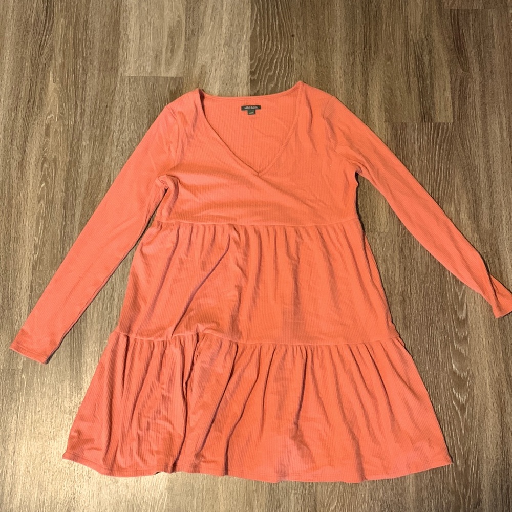 Wild fable comfy long sleeve pink dress